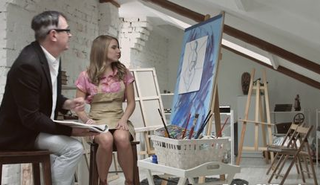 Пожилой учитель соблазнил грязную блондинку