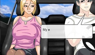 Блондинка в мультике трахается с водителем в тачке