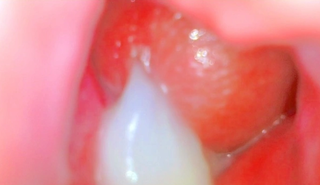 Блондинка получает огромный кремпай внутрь киски