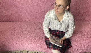 Папочка наказал меня за плохие оценки и я не против