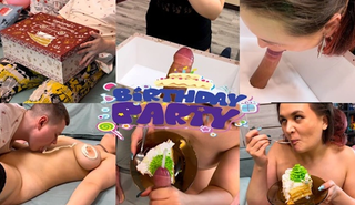 Праздничный торт с необычным кремом